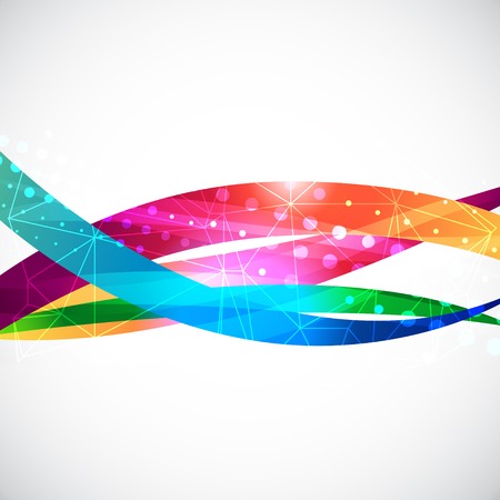 Business abstract wave corporate background のイラスト素材