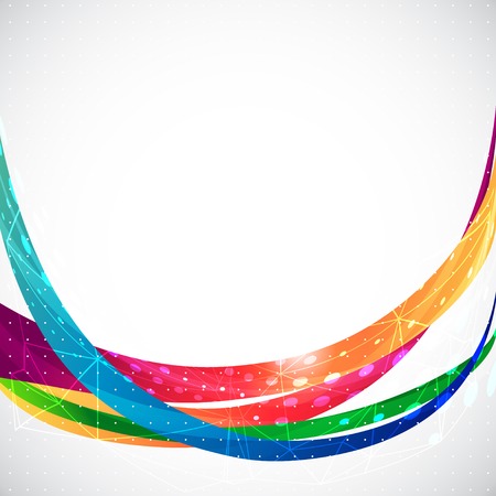 Business abstract wave corporate background のイラスト素材