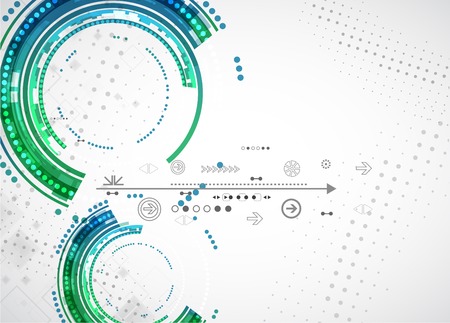 Abstract color technology background computer technology business backgroundのイラスト素材