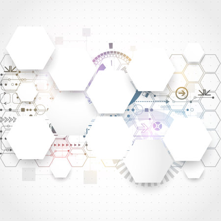Abstract futuristic computer technology business background