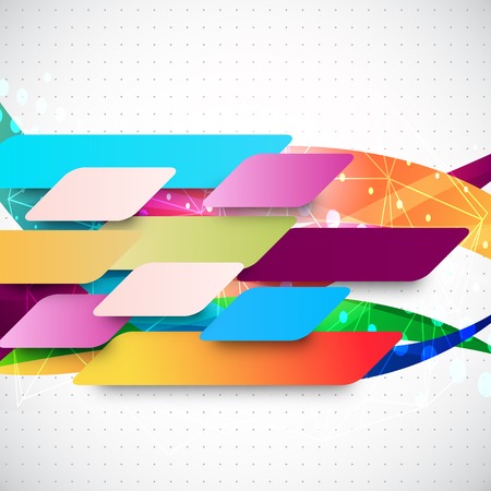 Abstract multicolored technology business backgroundのイラスト素材
