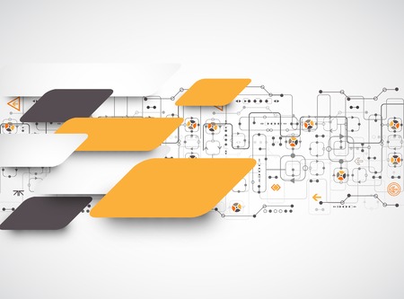 Abstract futuristic technology business backgroundのイラスト素材