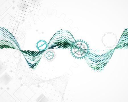 Abstract squares business vector backgroundのイラスト素材