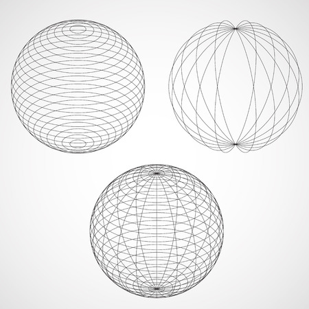 Abstract Design Sphere. Vector illustrationのイラスト素材