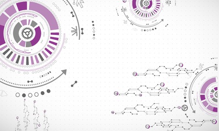 Abstract color technology background/computer technology business backgroundのイラスト素材
