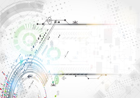 Abstract technological background. Vector illustrationのイラスト素材