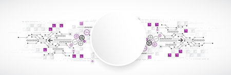 Abstract computer technology background for your business. Vectorのイラスト素材