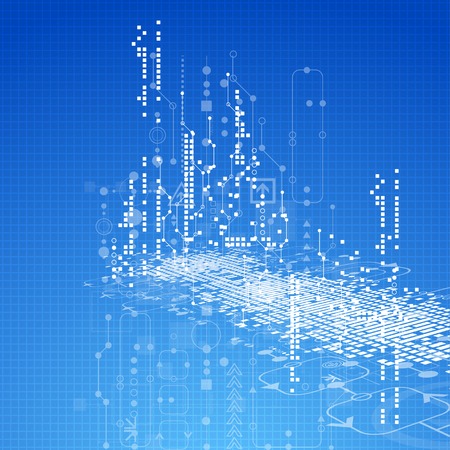 Abstract technology business template background. Vectorのイラスト素材