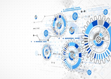 Abstract technology business template background. Vectorのイラスト素材
