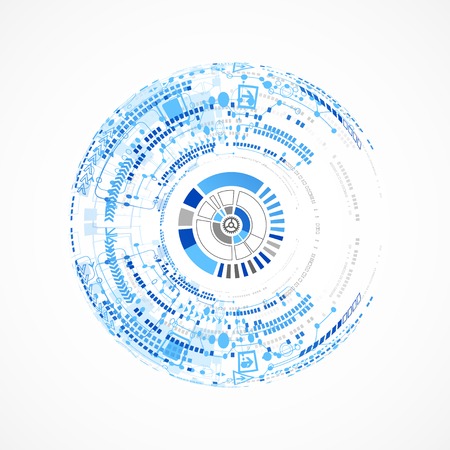 Abstract technology business template background. Vectorのイラスト素材