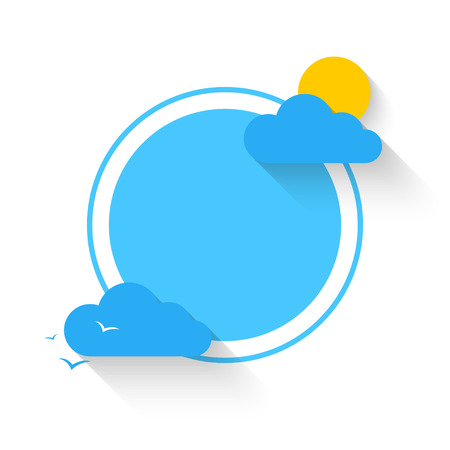 Cloud theme vector background.のイラスト素材