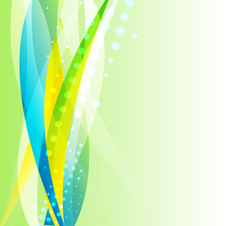 Business abstract wave corporate background. Vectorのイラスト素材