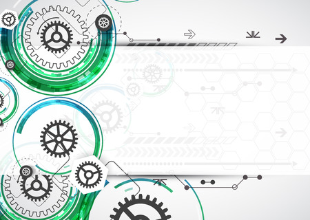Abstract color technology computer technology business background. Vectorのイラスト素材