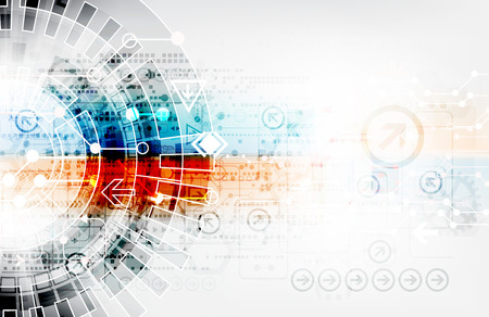 Abstract digital communication technology backgroundのイラスト素材