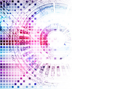 Abstract technology background. Futuristic style. Vector illustrationのイラスト素材