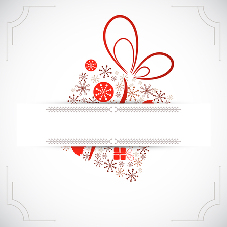 Greeting christmas card. Vector illustrationのイラスト素材