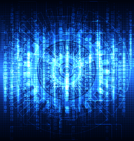 Abstract engineering future technology background. Vector illustrationのイラスト素材