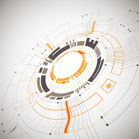 Abstract background. Futuristic technology style. Structure pattern technology backdrop. Vectorのイラスト素材