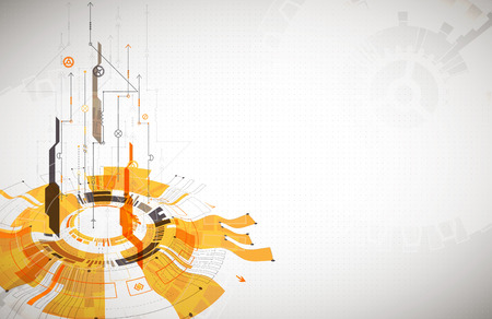 Abstract background. Futuristic technology style. Structure pattern technology backdrop. Vectorのイラスト素材