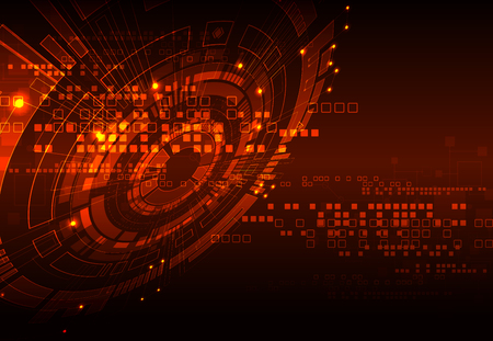 Abstract digital technology background. Vector illustrationのイラスト素材