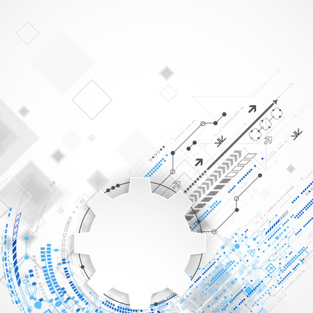 Abstract technological background. Structure square pattern. Vectorのイラスト素材