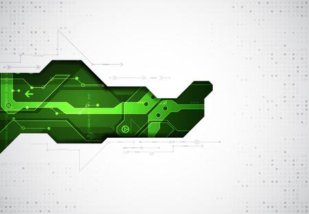 Abstract digital communication technology. Vector illustrationのイラスト素材