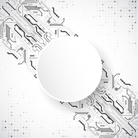 Vector illustration, Hi-tech digital technology and engineering themeのイラスト素材