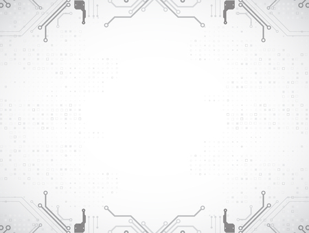 Vector illustration, Hi-tech digital technology and engineering themeのイラスト素材