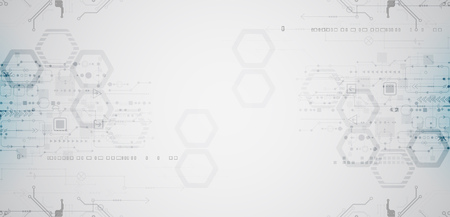 Abstract technology circuit board. Communication conceptのイラスト素材