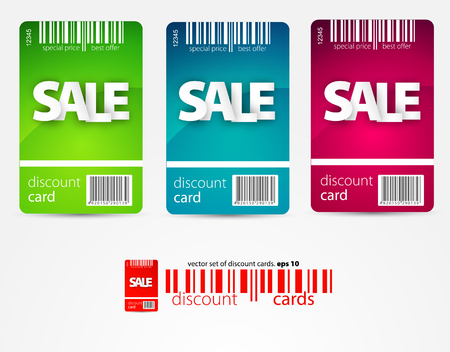Sale card template design for your business. Vector illustration.のイラスト素材