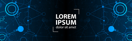 Network color technology communication backgroundのイラスト素材