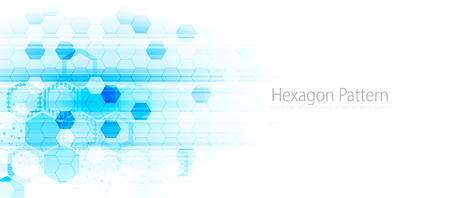 Abstract hexagon background for design works.のイラスト素材