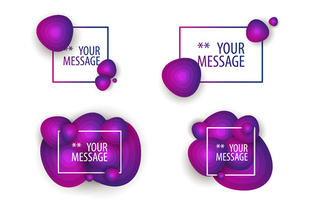 Abstract colorful geometric background. Web banner.のイラスト素材