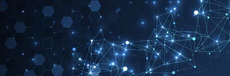 Technology background. Big data concept. Vector illustration.のイラスト素材