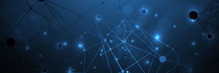 Template for science and technology presentationのイラスト素材