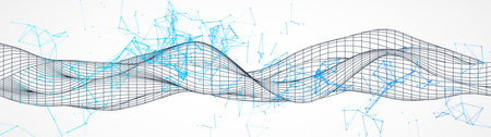Liquid dynamic flow. Trendy fluid cover design.