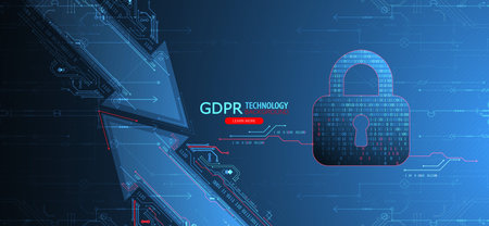 Cyber security or network protection.  System privacy.のイラスト素材