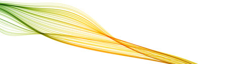 Abstract flowing wave lines. Design element for technology, science, modern concept.のイラスト素材