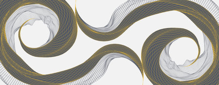 Abstract art background. Modern science or technology art elements. Surface illustration. Vector.のイラスト素材