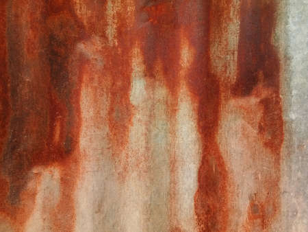 Old zinc background in vintage style for graphic design or wallpaper. Rusted wall texture on metal...