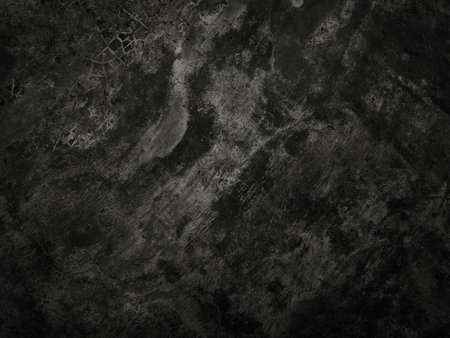 Dark cement wall background in vintage style for graphic design or wallpaper. The pattern of the concrete floor is aged in a retro concept.の写真素材