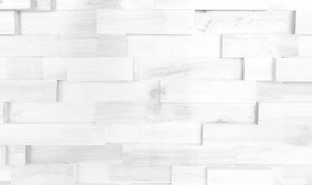White wooden floor with a beautiful texture. Nature background in vintage style for graphics design or wallpaper. Abstract pattern of the table top view. Details of surfaces for interior decoration.の写真素材
