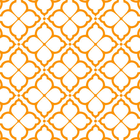 Seamless pattern in arabic style. Vector illustration.の写真素材