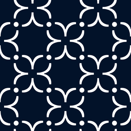 Vector seamless pattern. Modern stylish texture. Repeating geometric background. Contemporary graphic design.の写真素材