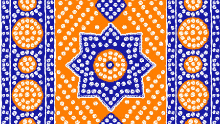 Seamless indian batik pattern. Traditional indian ornament.の写真素材