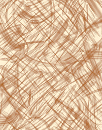 Seamless pattern with brush strokes in brown and beige colorsの写真素材