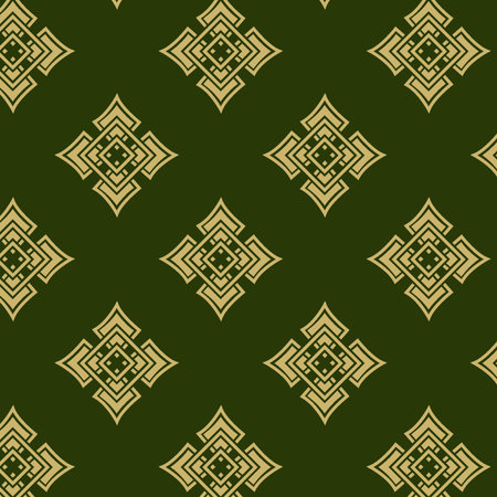 Seamless pattern with geometric ornament. Vector illustration. Eps 10の写真素材