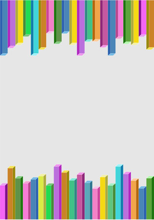 the colorful sticks backgroundのイラスト素材