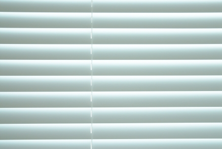 White closed blinds.の写真素材