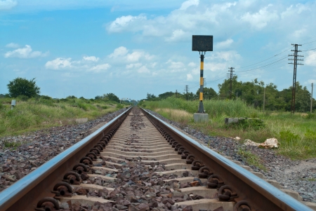 railway trackの写真素材